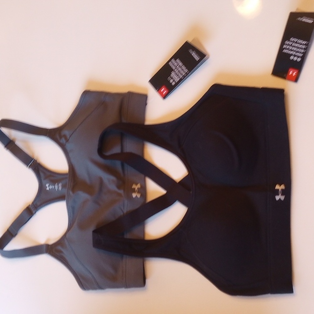 2 Under Armor sports bras M